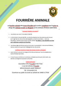 FOURRIÈRE ANIMALE