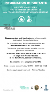 MESSAGE DE LA CCPE pour l'eau potable