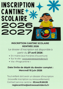 dossier cantine à retourner avant le 10 juin