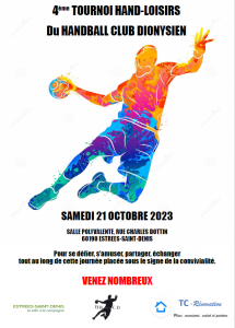 4ème TOURNOI de HAND-LOISIRS