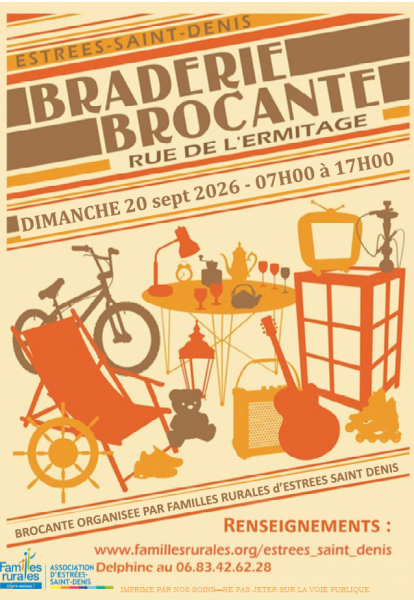 Brocante rue de l'Ermitage