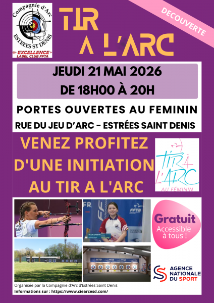 Portes ouvertes au Féminin, tir à l'ARC