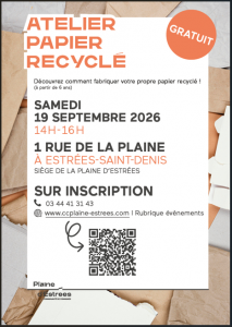 « Atelier papier recyclé » 