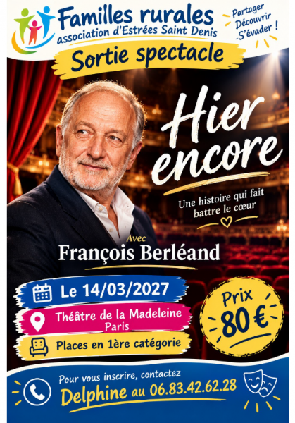 Sortie spectacle HIER ENCORE